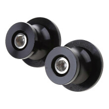 (Black) For Z900 Z1000SX Z650 Z800 Motorcycle Swingarm Spools Slider Stand Screws M8