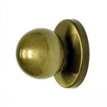 (Pack of 4) Antique Brass Bi-fold Knob with backplate