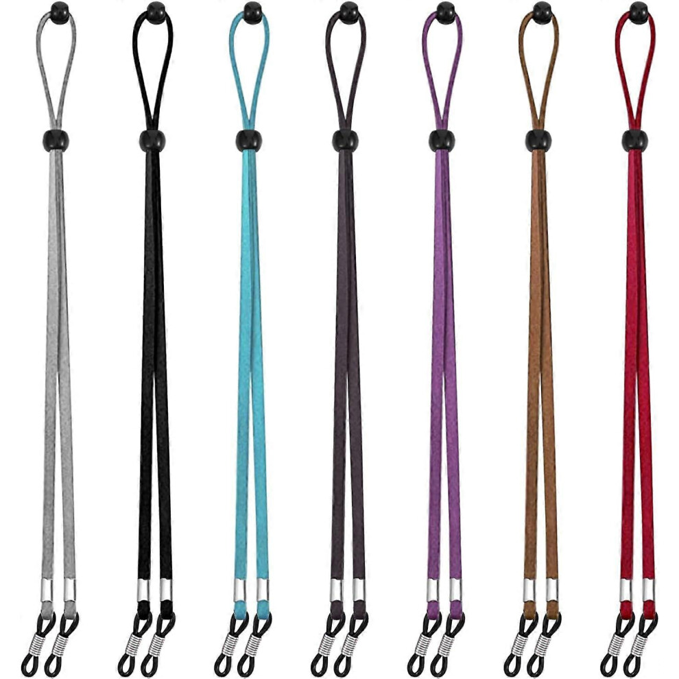 7 pieces Eyeglasses Straps Chain, Adjustable Eyeglass Cords Glasses Holder Strap Glasses Chain Eyewear Strap for Women Men