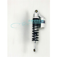(Sliver black 360mm) 360mm Motorcycle Rear Shock Absorber For Motocross Atv Electric Dirt Pit Bike Motorbike Cafe Racer Modified Parts Accessories - Refurbished