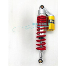 (Red 360mm) 360mm Motorcycle Rear Shock Absorber For Motocross Atv Electric Dirt Pit Bike Motorbike Cafe Racer Modified Parts Accessories