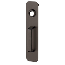 Dexter Commercial Hardware ED1000T-NL-HPUL-NC-10B Grad1 Trim Pack med h?ndtag Pull Plate Night Latch NC (Kr?ver RIM-cylinder) 10B Olie gnides m?r