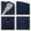 (Dark Blue, S) Allthemen Mens Casual Solid Regular Fit Notched Lapel Blazer 4