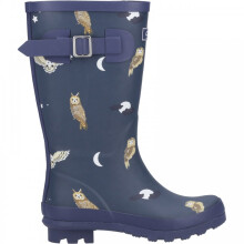 (2 (Children's), Owls) Woodland Junior Owls Childrens Print Wellies