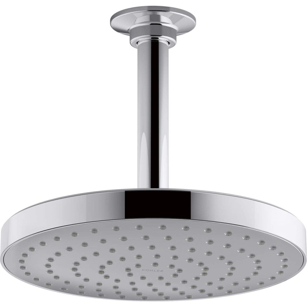 Photos - Shower System Kohler 76464-G-CP Awaken 8-Inch Fixed Round Rain Showerhead, Single-Function Rainfall, Polished Chrome 