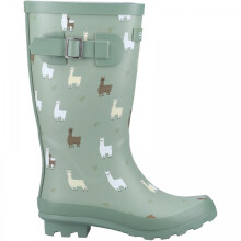 (1 (Children's), Alpaca) Farmyard Junior Alpaca Kids Fun Print Wellingtons