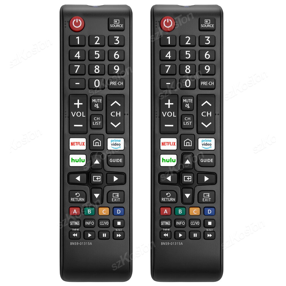 Universal Remote For All Samsung Tv Remote Replacement Compatible For All Samsung Smart Tv Led, Lcd, Hdtv 3D Series Bn59-01315A 9075781400685