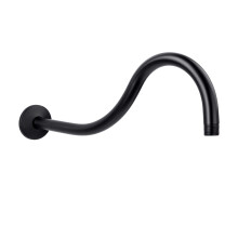 Bras d'extension de la tete de douche par JS Jackson fournit 16 pouces de longueur assemblee a arc eleve long tuyau d'extension ideal pour la pis