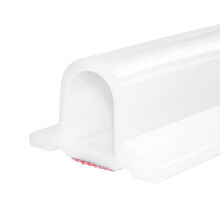 Duzzy 118 tum Collapsible Dusch Threshold Water Dam Silikon Duschvattenpropp Barrir Perfekt fr rullstol Tillgnglig Lmplig fr tillgnglighet