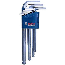Bosch Professional - Conjunto de 9 chaves macho para parafusos sextavados internos