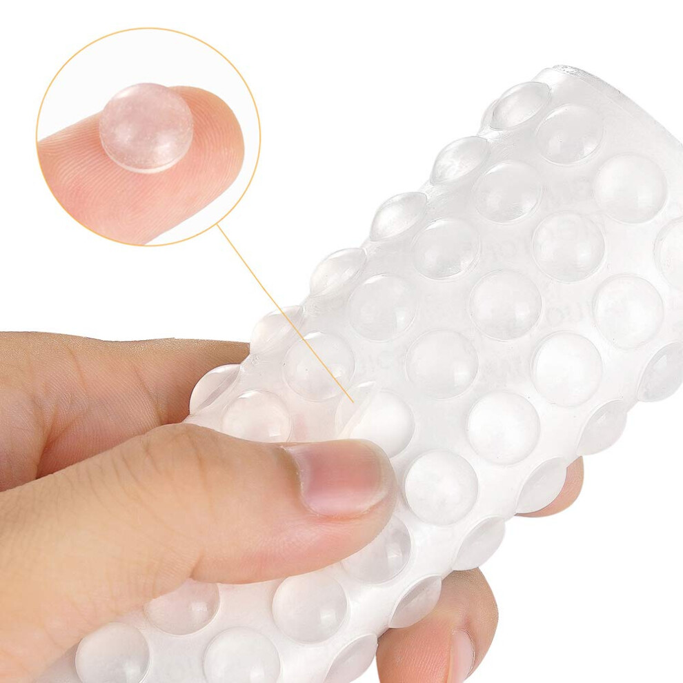 200Pcs Cabinet Bumpers Clear Rubber Bumpers Self Adhesive Soft Cabine 194852638488