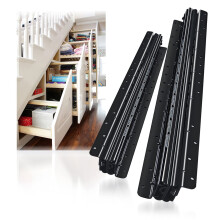 YENUO - Correderas para cajones de alta resistencia, montaje inferior, extensi   n completa, 16, 24, 32 y 40 pulgadas, ocultas bajo rodamientos de