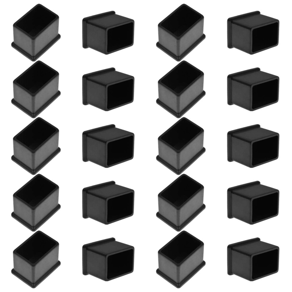 Bonsicoky 20 Pezzi Tappi Per Gambe Mobili In Gomma Rettangolari (3/4"""" X 1,18"""" /