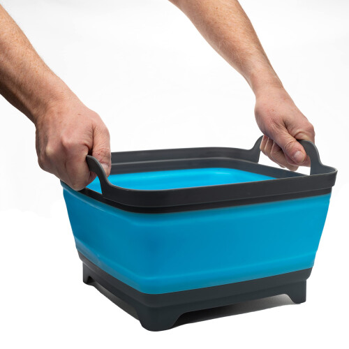SOL Survive Outdoors Longer Flat Pack Zusammenklappbare Spüle, 8 l, 2 Stück 2