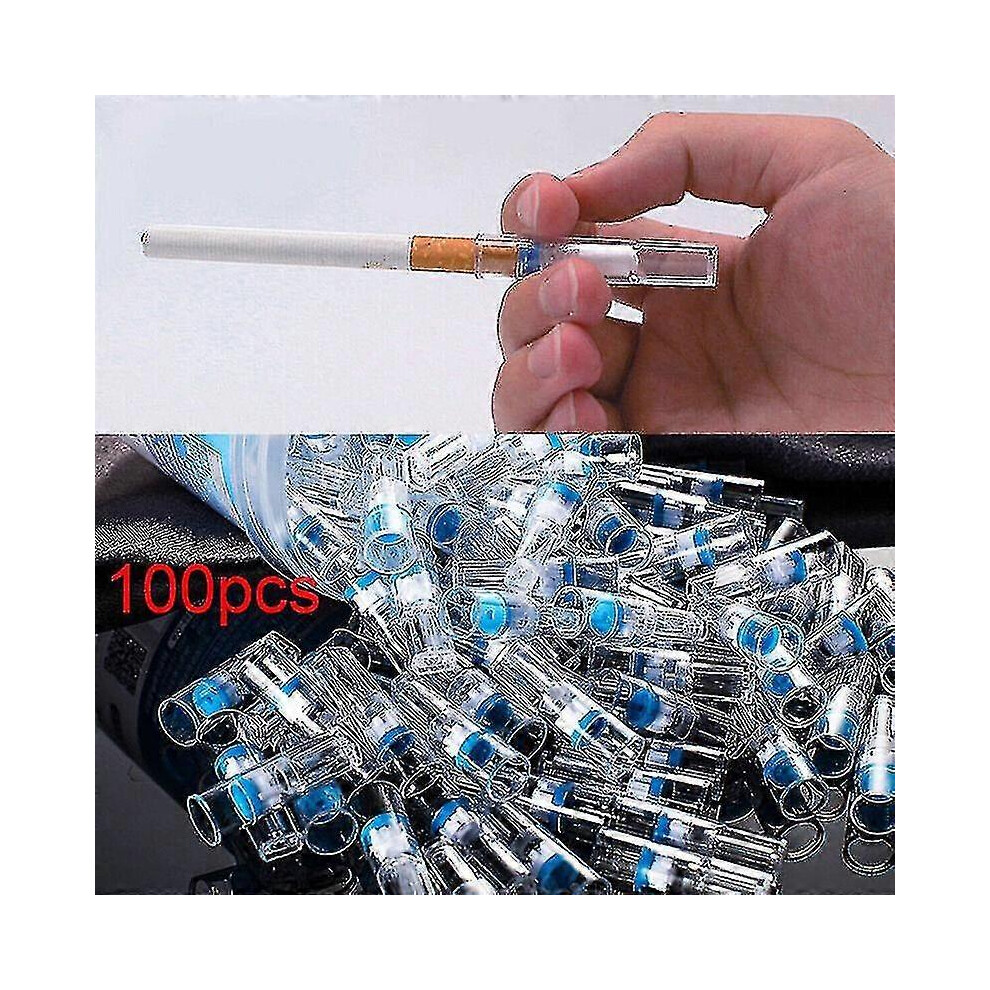 White Filter Cleaning Smoking Reduce Filtration Cigarette Disposable Tar 100X