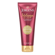 Jergens Hand- en lichaamslotion Melanin Glow Illuminating Moisturizer – Goud, fles van 207 ml