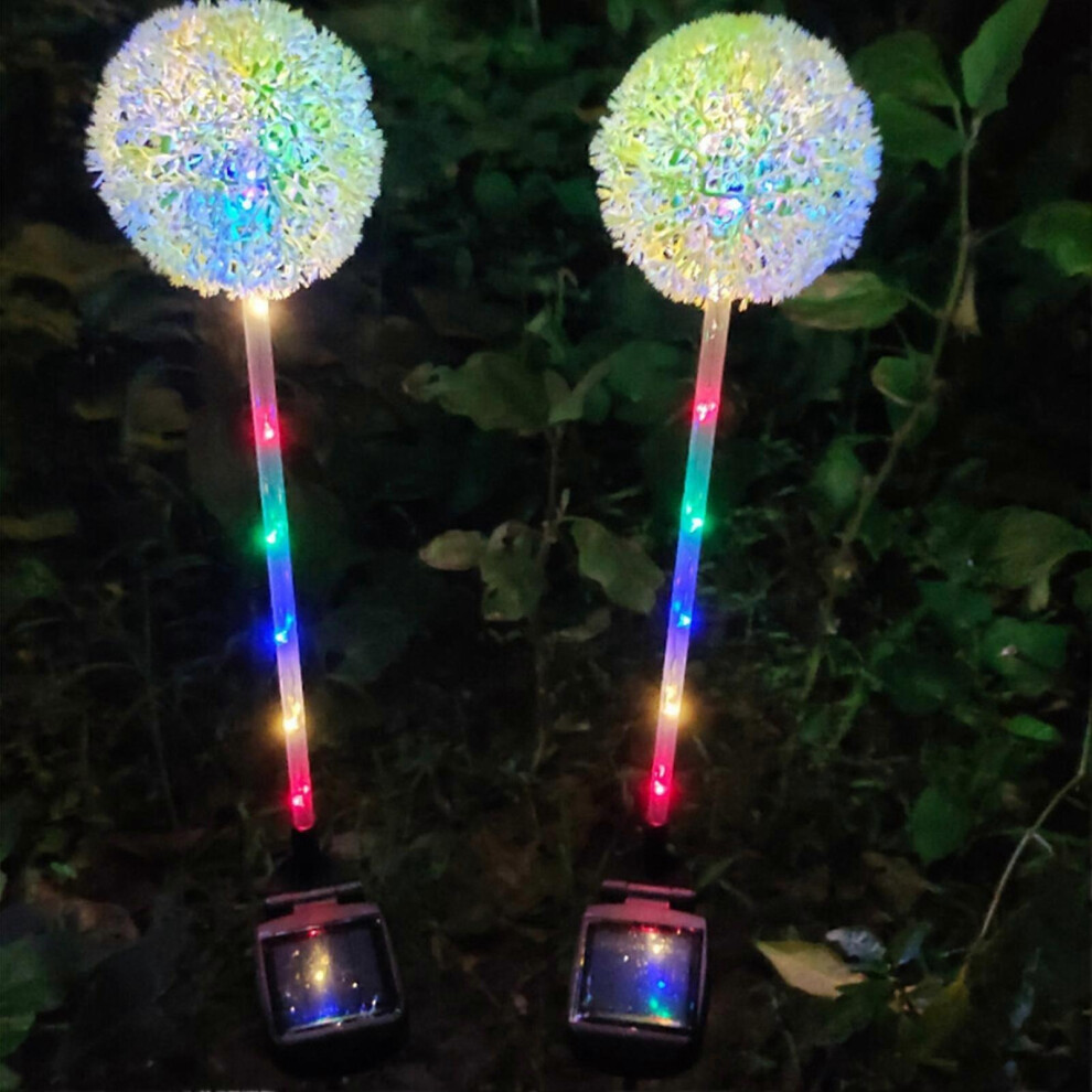 2Pcs Solar Garden Lights Outdoor 16 Colorful LED Solar Garden Lights Decorative for Patio Yard Landscape-image-OPC-PG6Y8D7-NEW