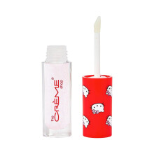 The CRME SHOP X Hello Kitty Kawaii Kiss Shimmer Ulei de buze - Aromit de pepene verde Clear