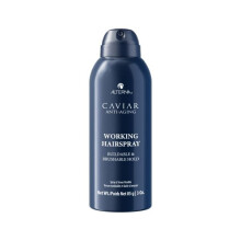 CAVIAR Anti-Aging Working Hairspray, Reisegröße, 3 Fl Oz, aufbaubarer, bürstebarer Halt, hilft bei der Kontrolle von Frizz, verleiht Glanz, Sulfat