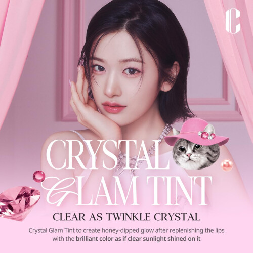 Clio Crystal Glam Tint (014 Serce Pink Diamond) 2