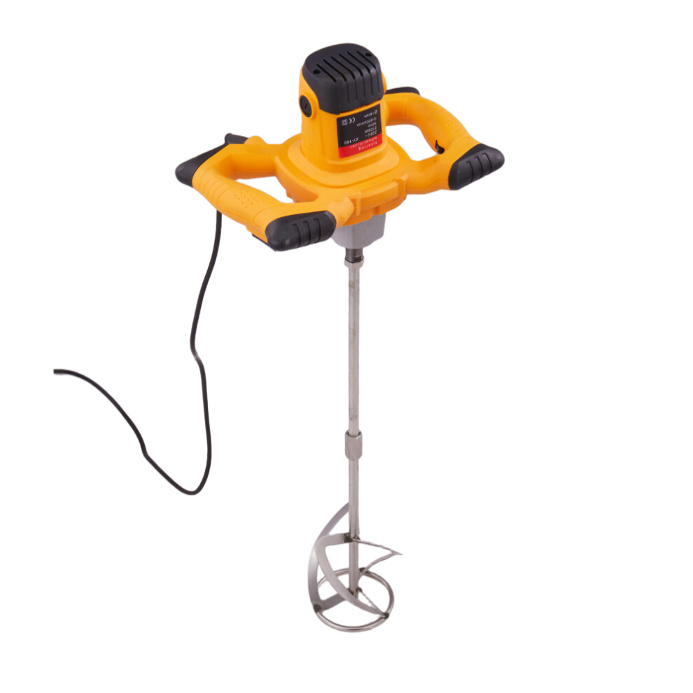 2100W Portable Electric Paddle Mixer Cement Plaster Mortar Mixer