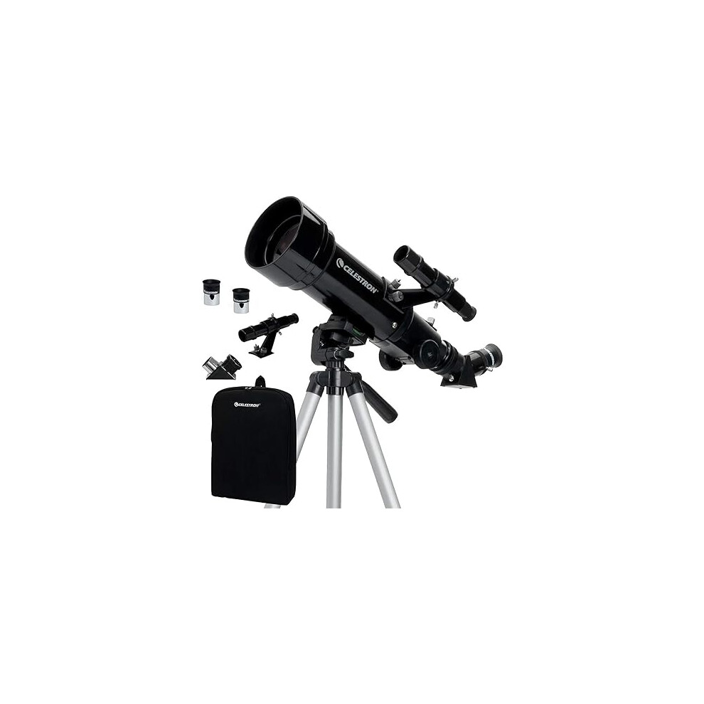 Celestron 21035 Travel Scope 70 Portable Refractor Telescope Kit with Backpack, Black