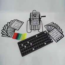 Nueva máquina de lotería de bingo de estilo americano, máquina de juego de carrusel, máquina de lotería manual, entretenimiento de fiesta