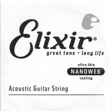 Elixir -strenge akustisk guitarstreng Nanoweb -bel?gning .030