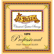 La Bella 10PH professionelle Hochspannungs-Saiten fr klassische Gitarre in Silber, 2942