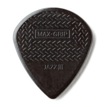 Dunlop 471P3S Max Grip Jazz III Πενιές Μαύρες 1.38mm x 6