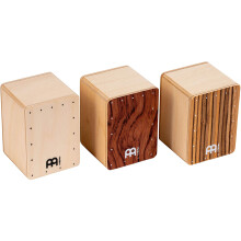 Meinl Percussion Mini Cajon Shaker Set Made in Europe-Baltic Birch Body 2-rs garanti 3-stycken blandad (SH50-SET)