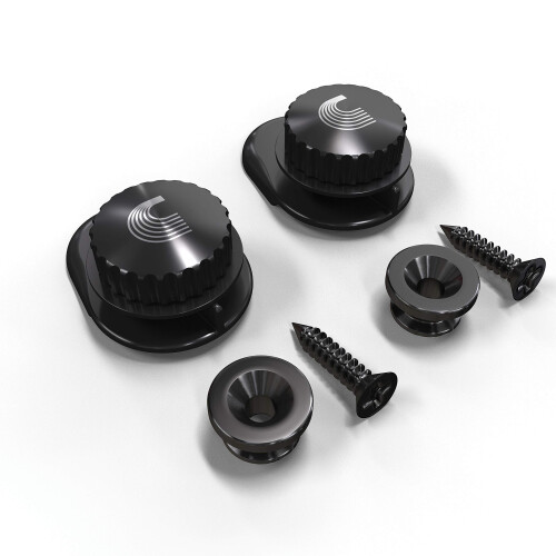 D'Addario Accessories Universal Strap Lock System Nero
