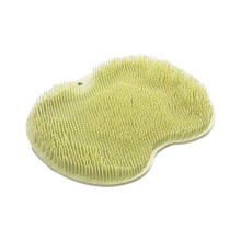 (Green, One size) 2025 New Shower Foot & Back Scrubber, Massage Pad, Wall-Mounted Back Scrubber, Silicone Bath Massage Cushion Brush