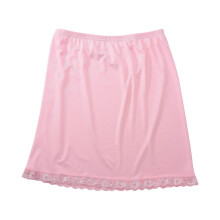 (Pink, One size) 2025 New Half Slips for Women Underskirt with Short Lace Trim Lace Half Slip Dress for Under Dresses