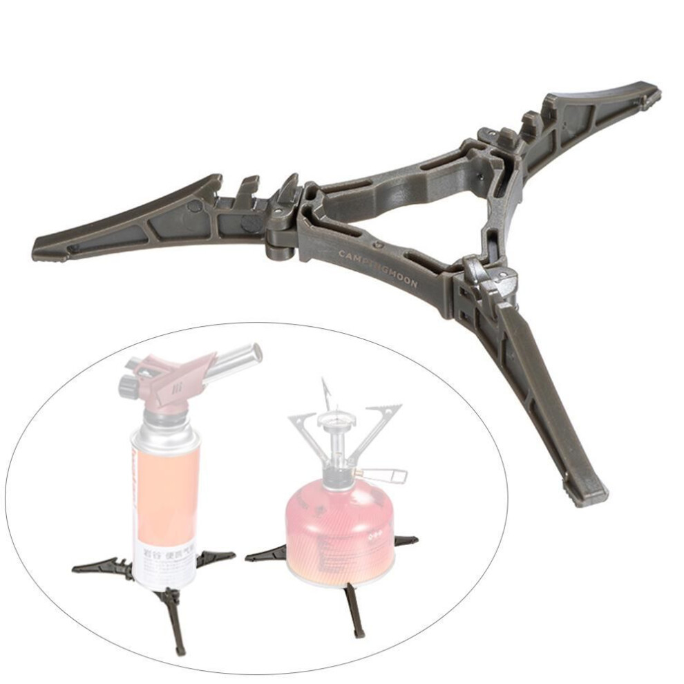(Z41) Foldable Flat Gas Tank Bracket Long Bottle Cartridge Stand Tripod Gas Canister Stand