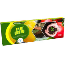 1 Bag (24 Litres) 3 Plant Grow Bags With Balanced Nutrients