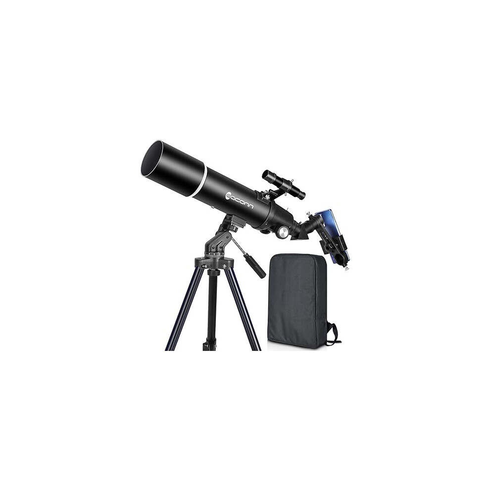 Telescopes for Adults Astronomy, 80mm Aperture 600mm Refractor Telescope
