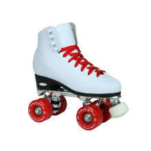 Epic Skates Classic High-Top Quad Rollschuhe mit roten R?dern f?r Damen