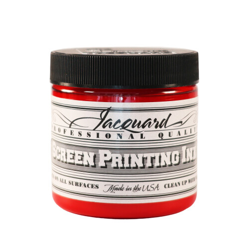 (Red) Jacquard Professional Screen Printing Ink