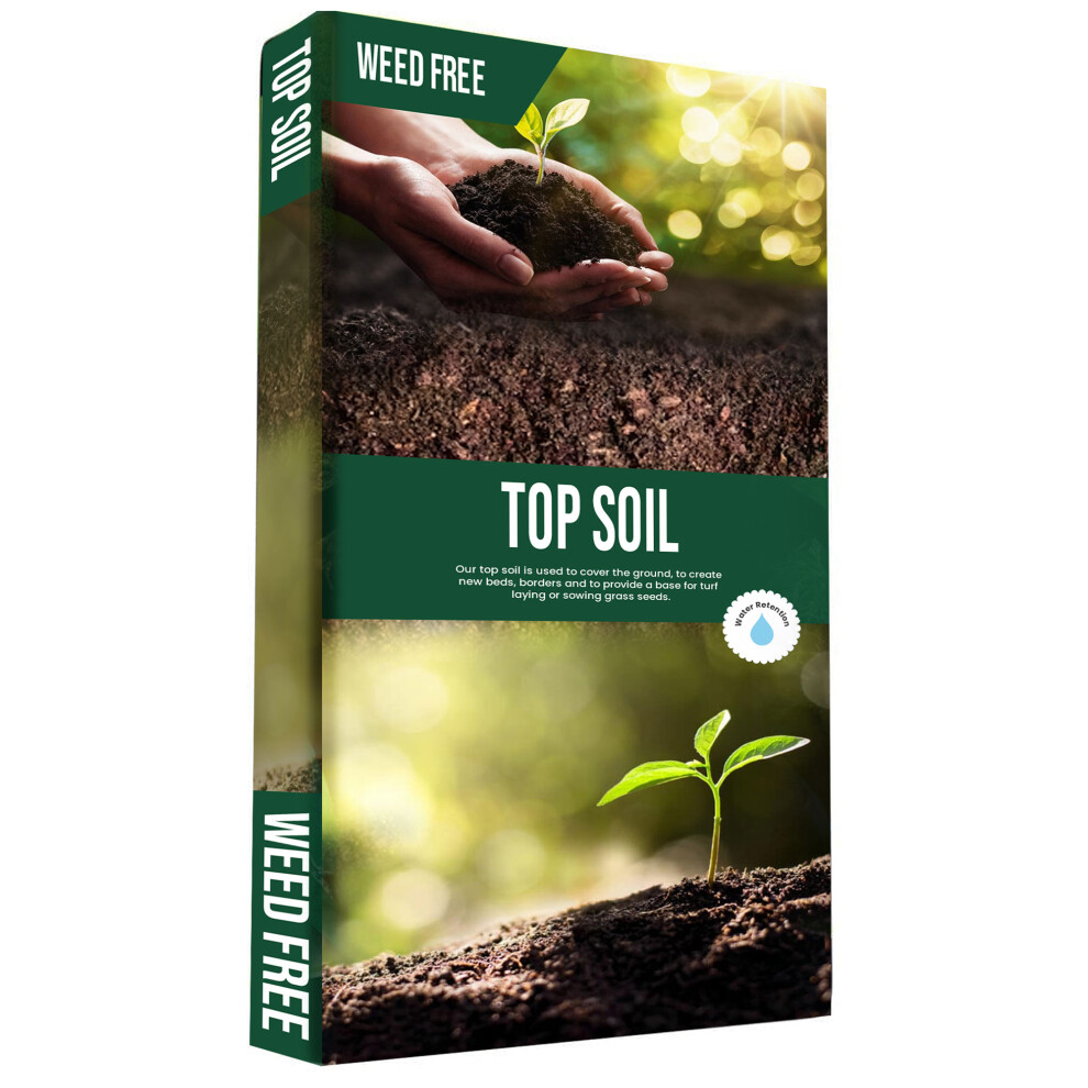 1 Bag (35 Litres) Garden Top Soil With Essential Nutrients