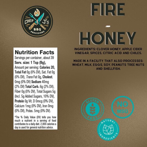 FIRE HONEY BBQPROV 12OZ (1er Pack) 2