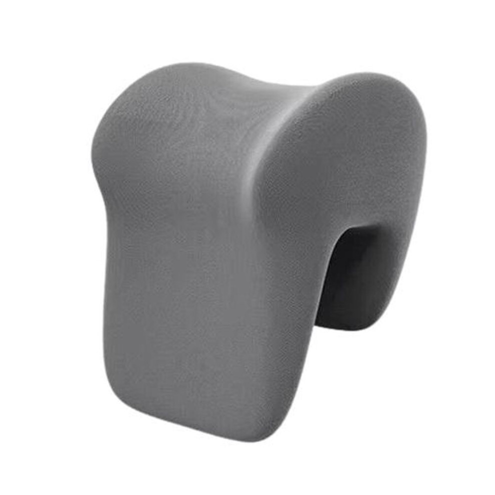(dark gray) Office Chair Headrest Pillow Head Neck Shoulder Support Cushion Ergonomic Neck Pain Relief Memory Foam Travel
