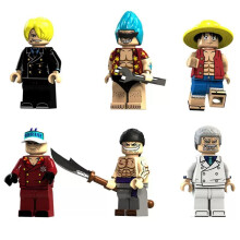 (6 PCS) Pirates Mini Doll Characters Minifigures Toys Fit Lego