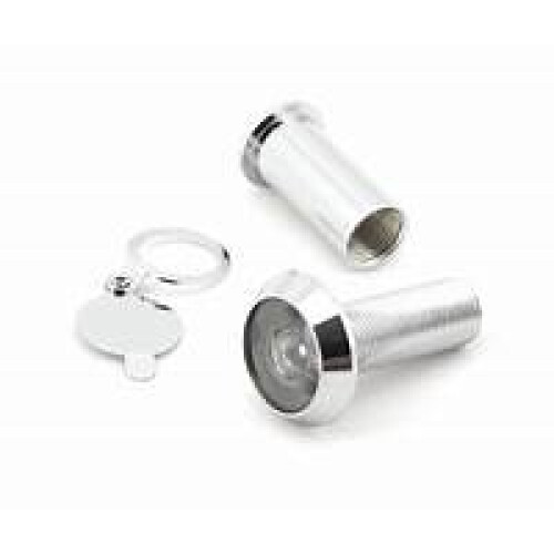 Door VIEWER 180 Degrees SPY Hole Polished Chrome 1