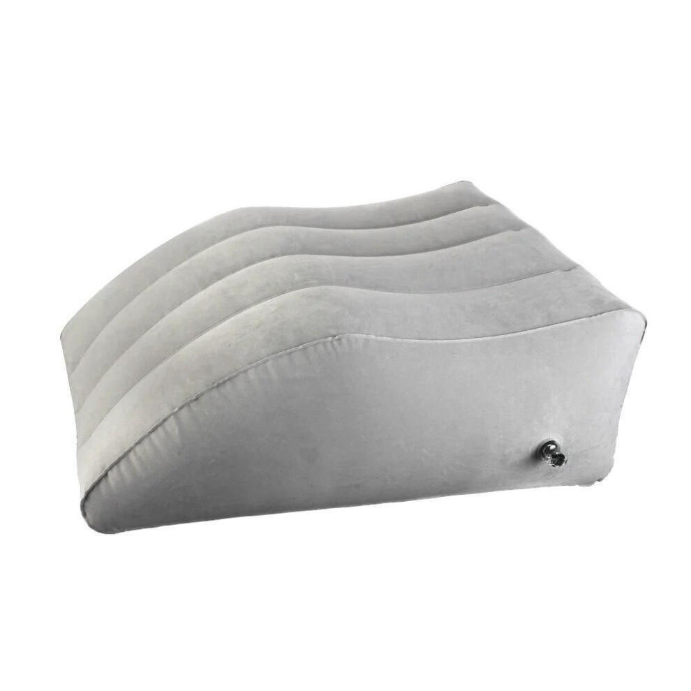 (as the picture) Wedge Pillow Knee Cushion Foot Pillow Elevation Leg Pillows For Travel Camping Sleeping Portable Inflatable Leg Pillow Pvc