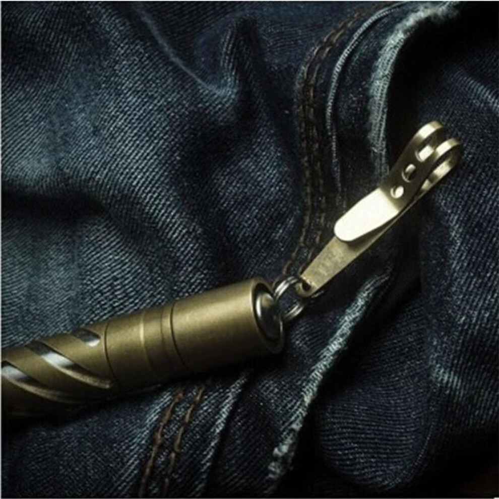 (silver) 1pc Outdoors Simple Design Easy To Use Stainless Steel Key Clip Carabiner