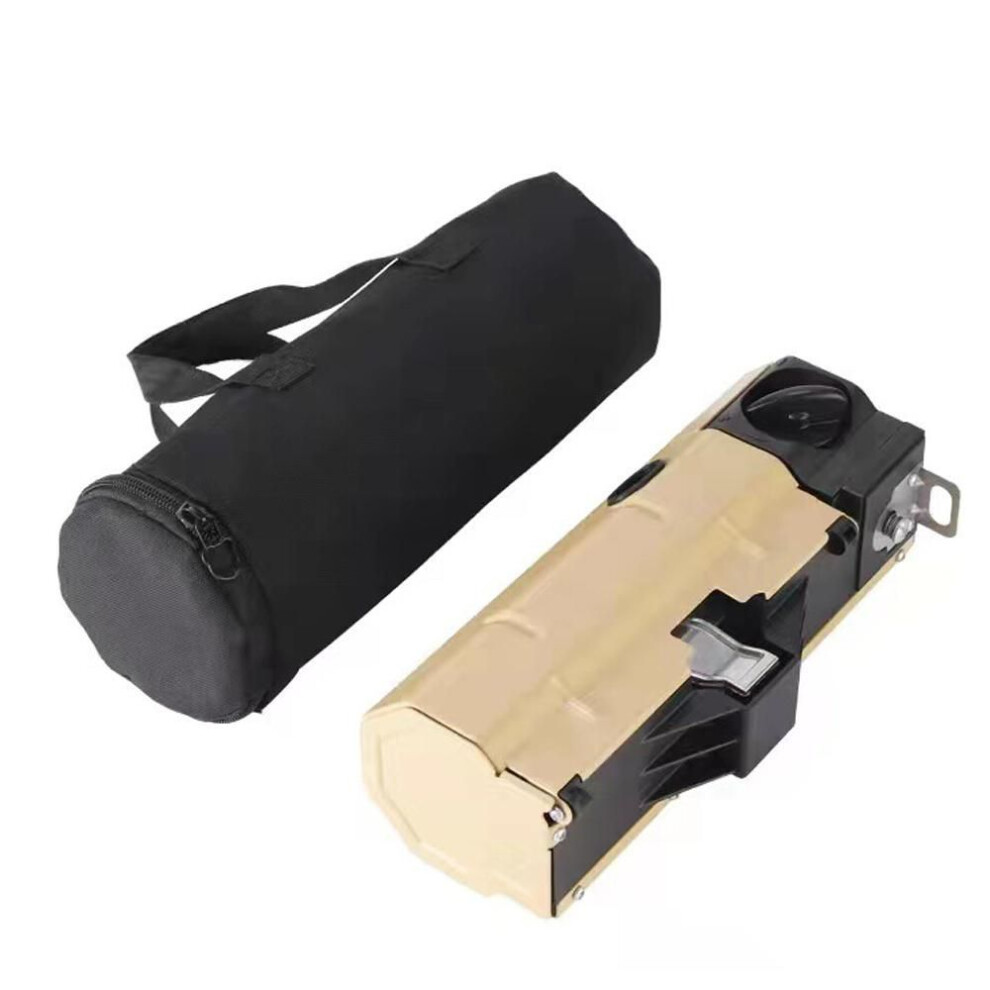 (khaki) Camping Cassette Stoves Portable Folding Camp Gases Burners Stoves 2600w With Carrying Bag For