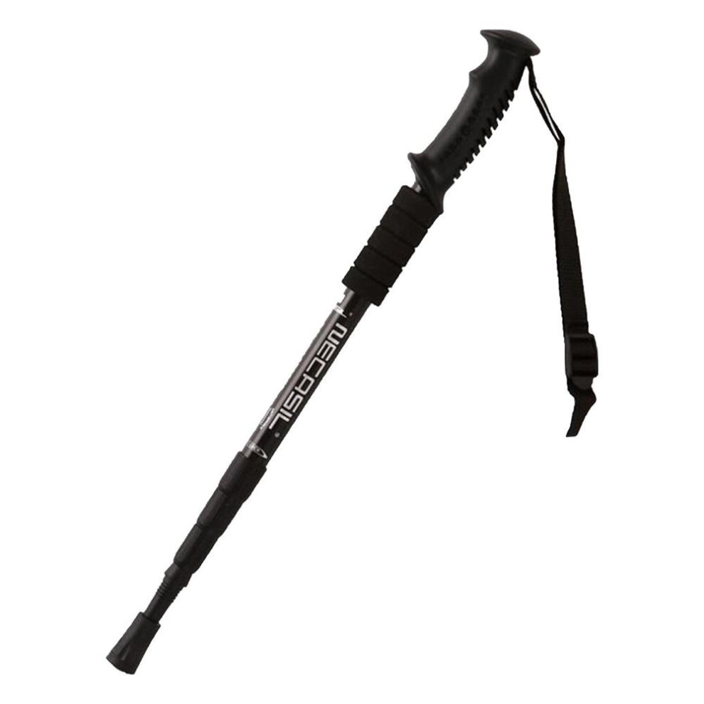 (black, one size) (kung Pao Chicken)aluminum Alloy Straight Handle Trekking Pole Telescopic  Absorption