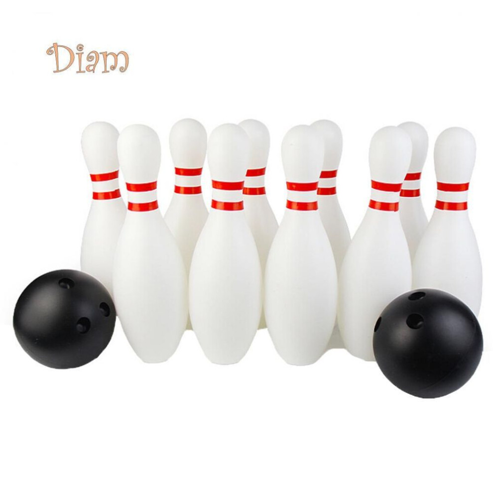 Obs 12pcs/set Toddler Kids Bowling Game Set Outdoor Indoor Sports Learning Toy Gift
