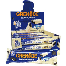 Grenade OREO White Protein Bar - High Protein, Low Sugar, 12 x 60 g
